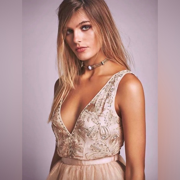 NWT FREE PEOPLE Deja Vu PARTY Mini DRESS HoCo HOMECOMING Hard To Find SOLD OUT - Picture 4 of 9